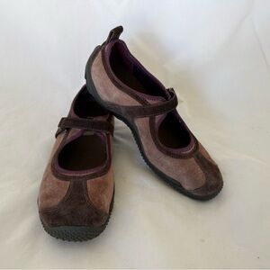 Merrell Women's Mary Janes Size 9.5 Circuit MJ J75040 Brown Adjustable Strap